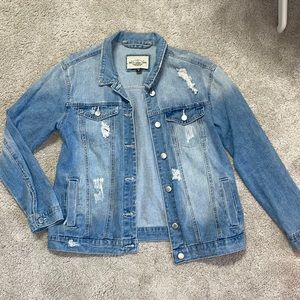 Light wash jean jacket